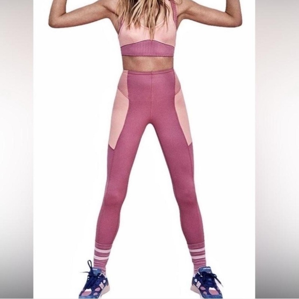 For Love & Lemons- color block Pink Women's Leggings